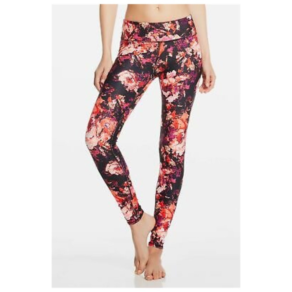 Fabletics Salar Floral High Waist 7/8 Leggings Small